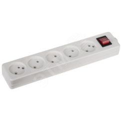 Колодка 5гн, без зазeмл, с выкл (10/40/960) K-5s ЭРА Б0003481