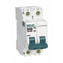 Выключатель автоматический 1P+N 40А х-ка D ВА-101 4,5кА SE (Dekraft) 11202DEK