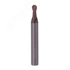Фреза радиусная цилиндрический хвостовик R1,0x2,0x50/4мм 2z P20 TiALN 55HRC d04 H-Tools 19969-020