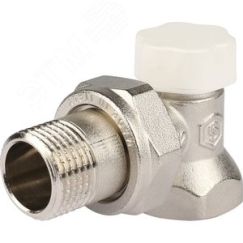 Клапан запорно-балансировочный угловой 1/2 STOUT SVL-1156-000015