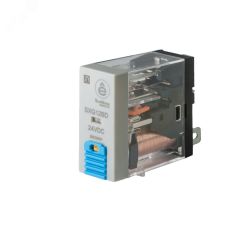 Реле 12A 1CO 24VDC тест кнопка LED SE (Systeme) SXG12BD
