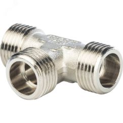 Тройник ННН 3/4'х3/4'х3/4' никелированный STOUT SFT-0018-343434