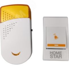 Звонок электрический HS-0101 беспроводной HomeStar 103606