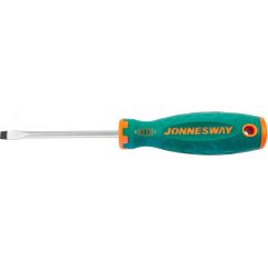 Отвертка стержневая шлицевая ANTI-SLIP GRIP, SL6.5х100 мм Jonnesway D71S6100