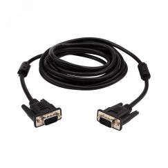 Шнур VGA - VGA с ферритами. длина 3 метра. черный PROconnect REXANT 17-5505-6