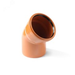 Отвод для наружной канализации 160x45 PRO AQUA PPH3016045