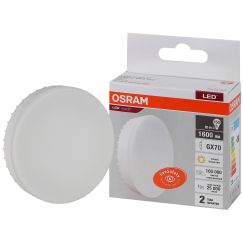 Лампа светодиодная LED 20 Вт GX70 3000К 1600Лм таблетка 220 В (замена 150Вт) OSRAM LEDVANCE 4058075582361
