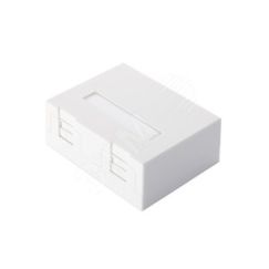 Коробка настенная универсальная 2-портовая под модули Keystone белая Eurolan 12B-04-02WT-2