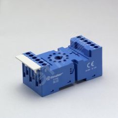 Розетка с винтовыми клеммами (с зажимной клетью) для реле 60.13, таймера 88.02, применяются модули 86.00, 86.30, 99.02, в комплекте металлическая клип FINDER 90.03SMA