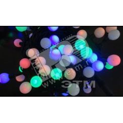 Электрогирлянда Жемчужные шарики 80LED зеленая JazzWay 4610003325008