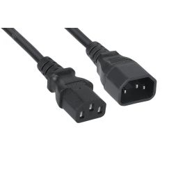 Кабель питания монитор-компьютер IEC 320 C13 - IEC 320 C14 (3x0.75), 5 м Cabeus PC-189-VDE-5M