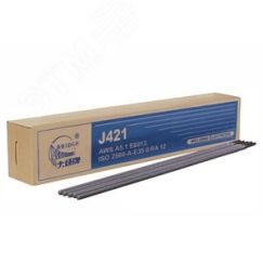 Электроды J421 для низкоуглеродистых сталей 2,5 мм х 300 мм (коробка 1 кг) Bridge 81791
