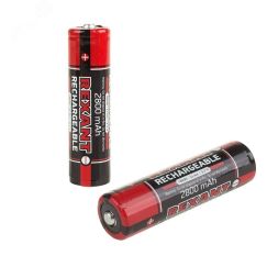 Аккумулятор 18650 с защитой Li-ion 2800 mAH 3.7 В REXANT 30-2030-05