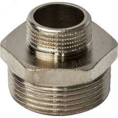 Ниппель НН 1'1/4х3/4' переходной, никелированный STOUT SFT-0004-011434