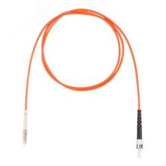 Шнур оптический коммутационный (патч-корд), LC-ST симплекс simplex OM2, нг(А)-HF, оранжевый, 15 м Datarex DR-220318