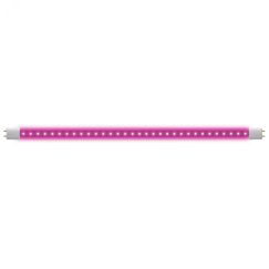 Лампа светодиодная для растений 9W LED-T8-9W/SPSB/G13/CL PLP30WH Форма T8, прозрачная. Спектр для рассады и цветения. Uniel UL-00006697