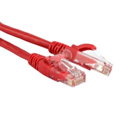 Патч-корд U/UTP категория 5е LSZH 2м красный Hyperline 229965