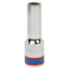 Головка торцевая глубокая двенадцатигранная 1/2', 12 мм King Tony 423012M