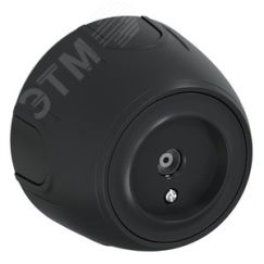 Розетка антенная TV  Rotondo, цвет черный OneKeyElectro 7700885