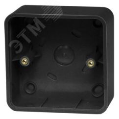 Адаптер пластиковый для накладного монтажа, черный Smartec ST-EX014BR-BK