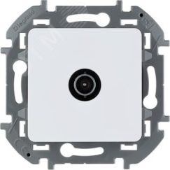 Розетка TV проходная 14 дБ 5 862 мГц INSPIRIA белый Daccord/Legrand 673860