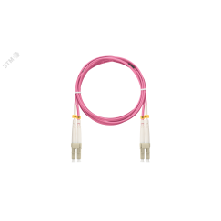 Шнур оптический соединительный мм 50/125 OM4 LC/UPC-LC/UPC двойной LSZH NIKOMAX/NIKOLAN NMF-PC2M4C2-LCU-LCU-001