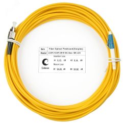 Шнур оптический simplex 25м LC-FC 9/125 sm LSZH Cabeus FOP(s)-9-LC-FC-25m