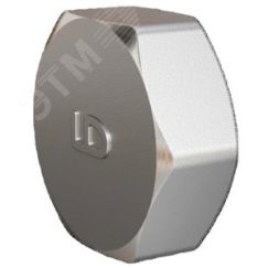Заглушка 2' ВР латунь никель LD Pride LD.67.504.50