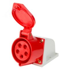 Розетка 125 стационарная 3Р+РЕ+N 32А 380В IP44, REXANT REXANT 11-8914