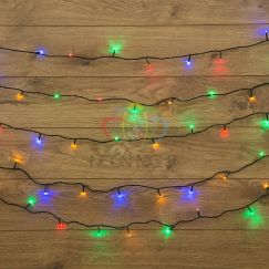 Гирлянда Твинкл Лайт 4 м, темно-зеленый ПВХ, 25 LED, мультиколор Neon-Night 303-019