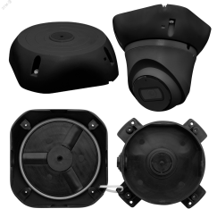 Коробка монтажная универсальная МК-3 PRO (чёрная) для видеокамер SLT МК-3PRO(чёрн)-SLT