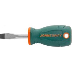 Отвертка стержневая шлицевая ANTI-SLIP GRIP, SL6.5х38 мм Jonnesway D77S638