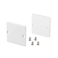Заглушка SL-LINE-3638-LW WHITE глухая (металл) Arlight 040252