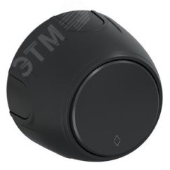 Переключатель одинарный  Rotondo, цвет черный OneKeyElectro 7700955