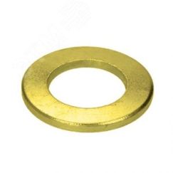 Шайба DIN 125 d23 (М22) MS плоская латунная ПроТек П0000030815