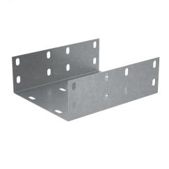 Соединительная пластина усиленная П-образная для лотка 80х100 мм ПЛЮС КМ-профиль PL4727