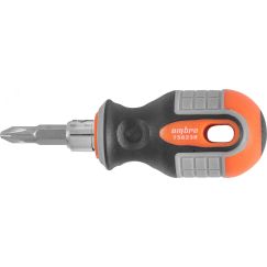 Отвертка стержневая двусторонняя ROUND GRIP, РН2,SL6x38 мм Ombra 756238