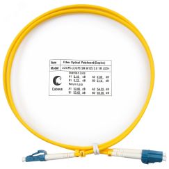 Шнур оптический duplex 1м LC-LC 9/125 sm LSZH Cabeus FOP(d)-9-LC-LC-1m