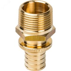 Переходник НР 20xR 3/4 для труб из сшитого полиэтилена аксиальный STOUT SFA-0001-002034