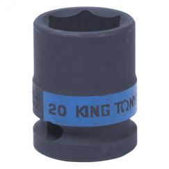 Головка торцевая ударная шестигранная 1/2', 20 мм King Tony 453520M