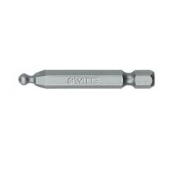 Бита шестигранная H4 х 50 мм 1/4'' E6.3 Industrial шаровид.наконечник WITTE 271842000