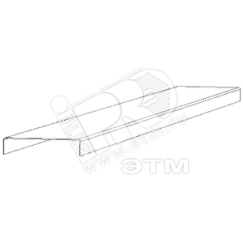 Защитная крышка, 3 м CT-C-50 L=3000 HDG Meka 1469620