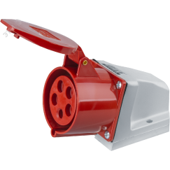 Розетка NCA-SR125-32-380 стационарная наружная 32А 3P+N+PE IP44 Navigator Group 14299
