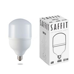 Лампа светодиодная LED 60вт Е27/Е40 белый SAFFIT SBHP1060
