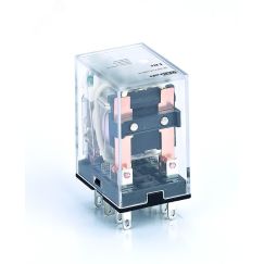 Промежуточное реле 2 конт. с LED инд. 5А 48В AC ПР-102 SE (Dekraft) 23858DEK