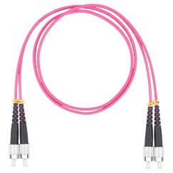 Шнур оптический коммутационный (патч-корд), FC-FC, дуплекс (duplex) OM4, нг(А)-HF, маджента, 0,5 м Datarex DR-222270