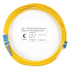 Шнур оптический simplex 20м LC-SC 9/125 sm LSZH Cabeus FOP(s)-9-LC-SC-20m