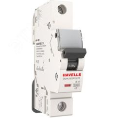 Выключатель автоматический однополюсный  20A B 6кА D6 Havells 7701551