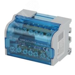 Шины на DIN-рейку в корпусе (кросс-модуль) ШНК 2х7 L+PEN ЭРА Б0043931