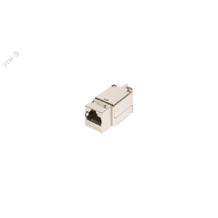 Модуль Keystone, Кат.5e, RJ45/8P8C, для FT-TOOL, экраннированный, металлик NIKOMAX/NIKOLAN NMC-KJSD2-FT-MT